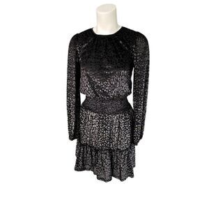Michael Kors Dress XS Black Metallic Sparkle‎
